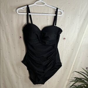 Calvin Klein Black One Piece Swimsuit